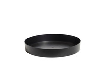 Spegelfat Svart Ø40 x 6 cm